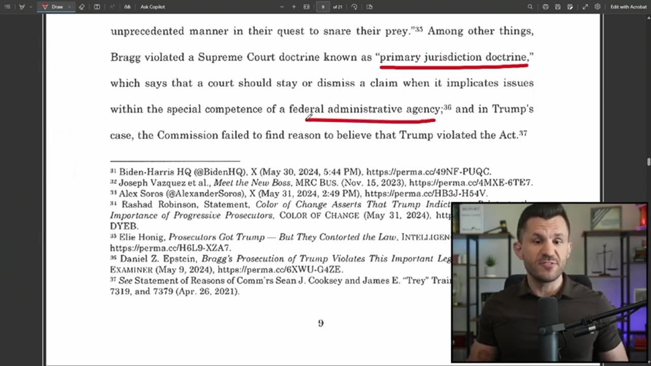 Robert Gouveia Esq. - Bragg SUED for Colluding with Biden to GET TRUMP