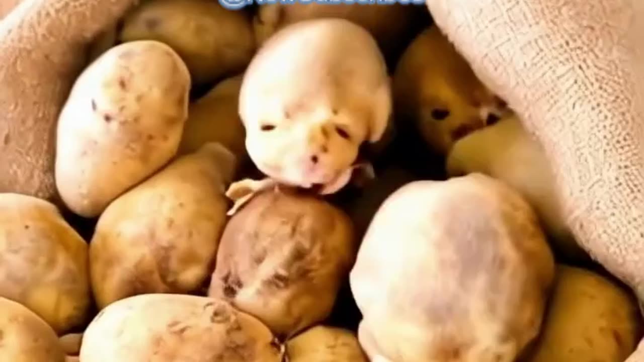 Why these potatoes look like puppies?