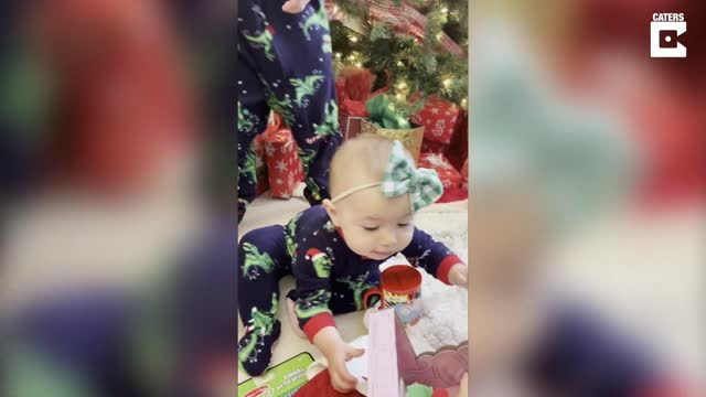 SO ADORABLE! Watch This Baby React to Christmas Present! | Crazy Gifts and Best Reactions