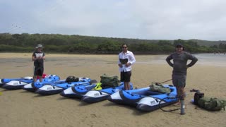 Inflatable boat camp!