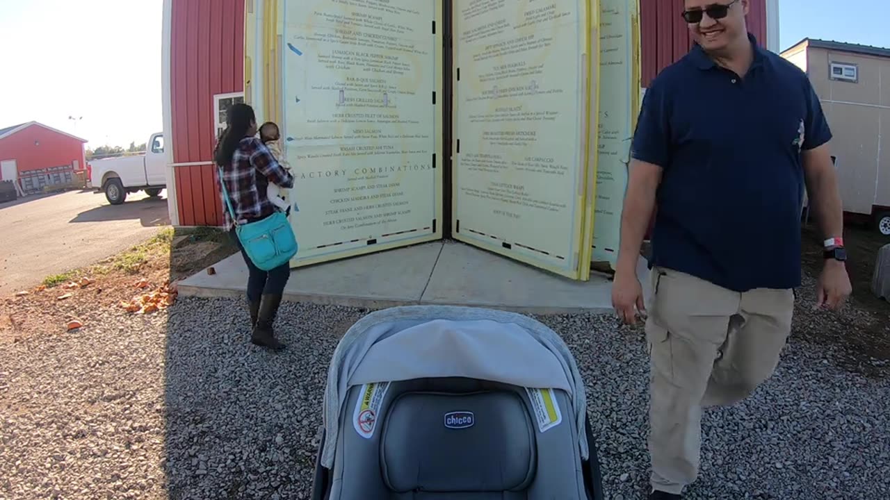 Giant Cheesecake Factory Menu at the Orr Family Farm