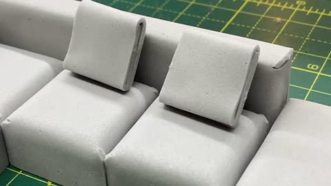 Making a Mini Sofa for Miniature Living Room - Model House Furniture