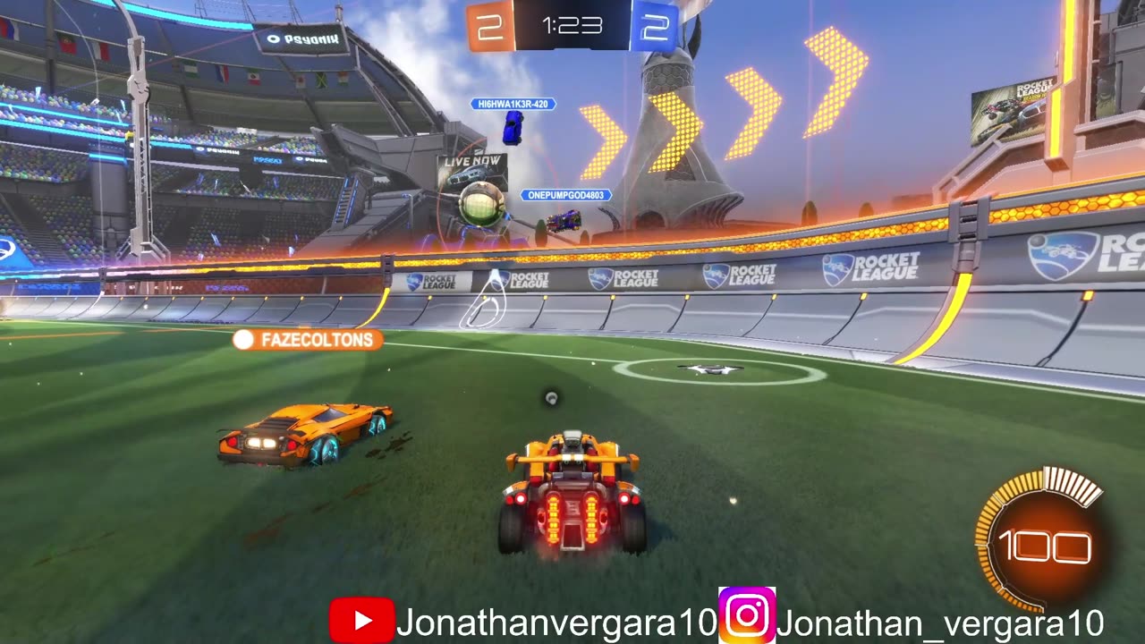 rocket league gameplay