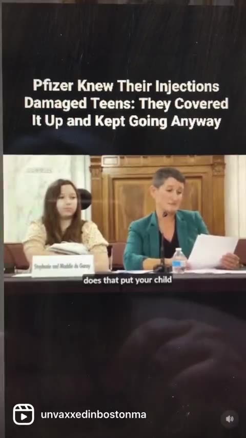 Pfizer Knew Their Injections Damaged Teens: They Covered It Up And Kept Going Anyway