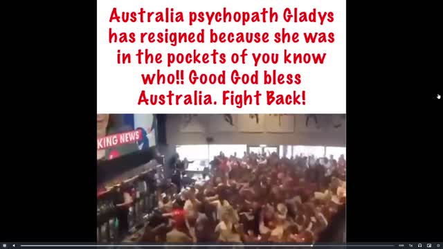 Australians ecstatic to see Globalist tyrant Gladys Berejiklian go!