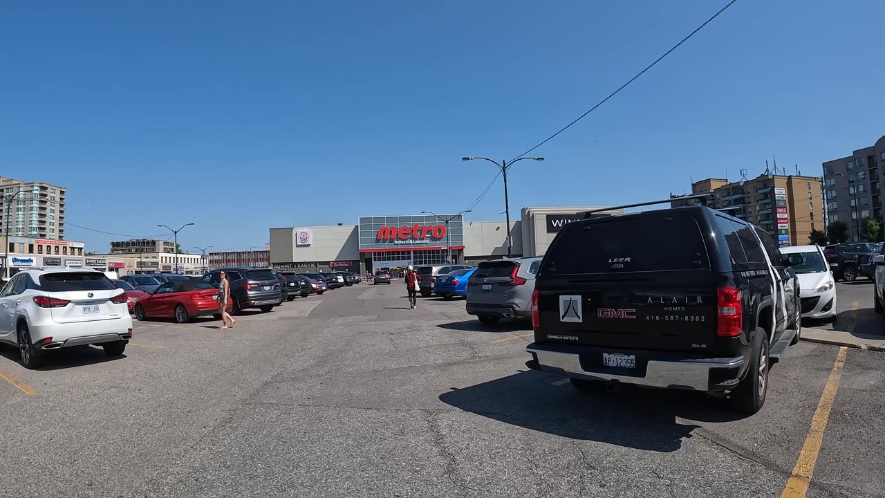 Walking Around Lawrence Plaza in TORONTO CANADA in September 2024