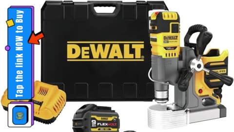 Dewalt DCD1623GX2 20V MAX Brushless Lithium-Ion 2 in. Cordless Magnetic Drill Press Ki