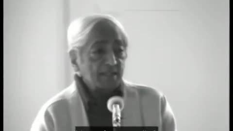 Pode uma pessoa afetar o resto do mundo? - Jiddu Krishnamurti