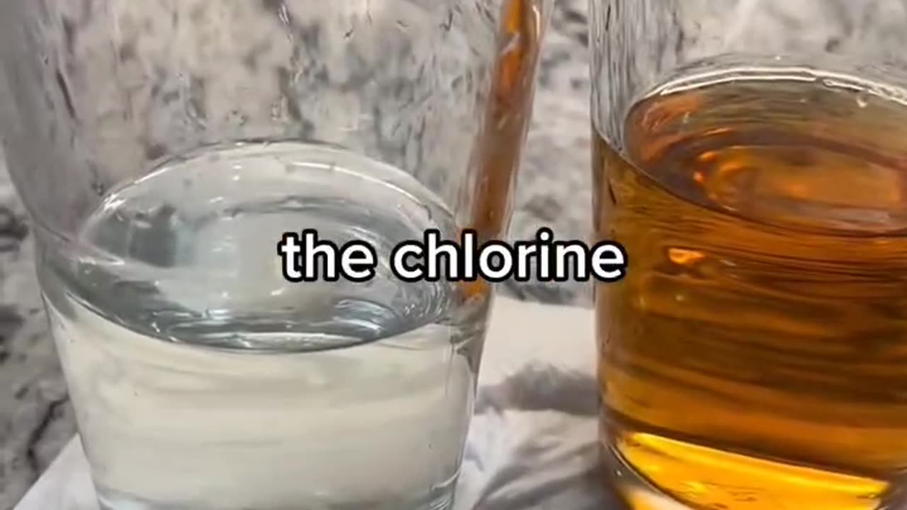 How fast our body absorbs Chlorine