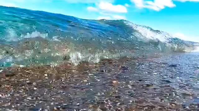 Relaxing Wave Watching While On Vacation