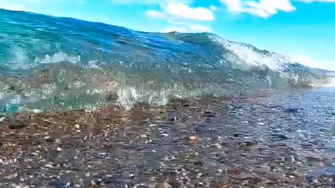 Relaxing Wave Watching While On Vacation