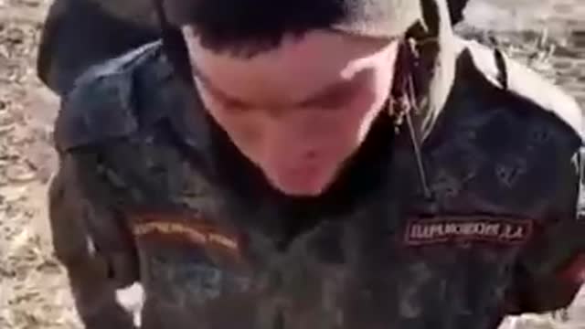 Ukraine War - Captured Russian soldier