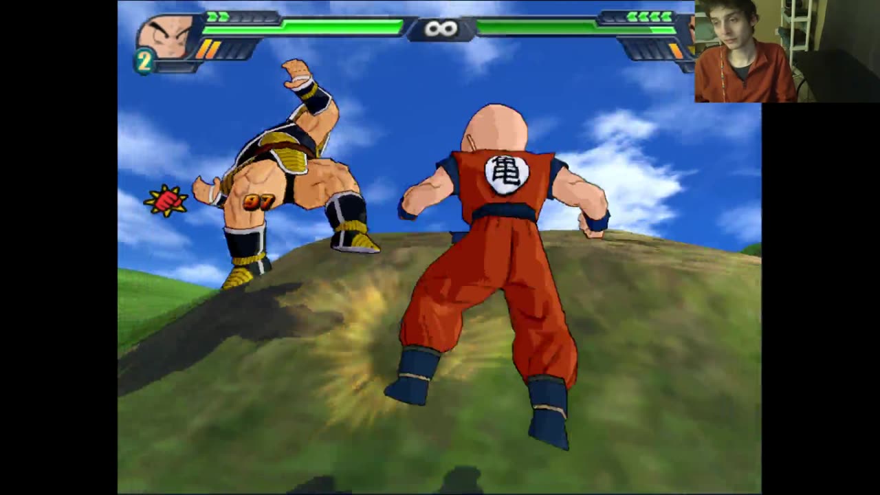 Nappa VS Krillin In A Dragon Ball Z Budokai Tenkaichi 3 Battle With Live Commentary