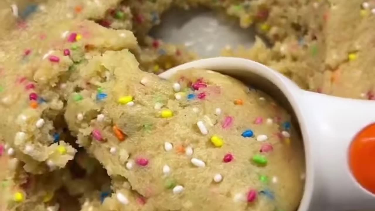 Funfetti Cookies 🩷 #cookies #Recipe #EasyRecipe #foodtiktok #cooking #baking #forfun #fy