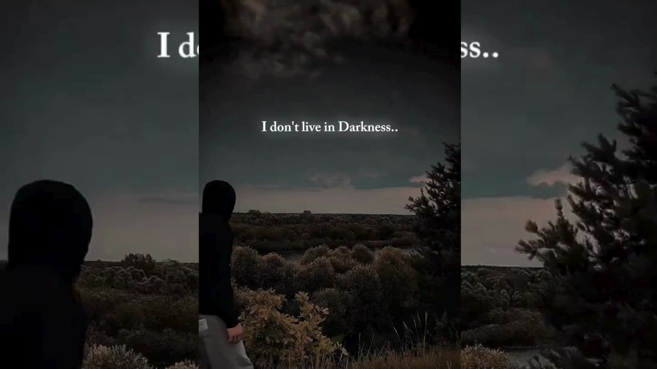 I don't live in darkness. #dream #motivation #quotes #mindset