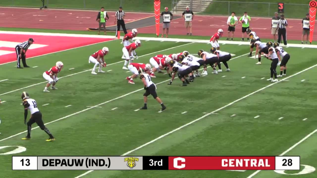 September 14, 2019 - College Football: DePauw University at Centra (Iowa)