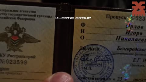 Unpacking personal belongings of the Russian officer
