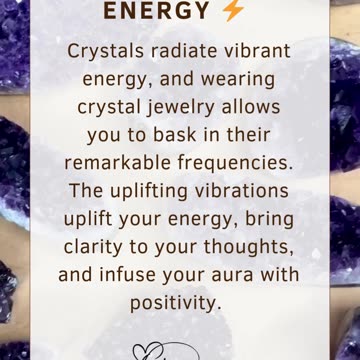 Elevate Your Energy with Handcrafted Crystal Jewelry