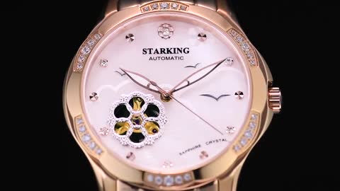 funny woman Automatic Watch Rose Gold Steel
