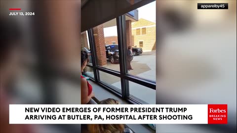 BREAKING Video Emerges Of Trump Arriving At Hospital After Shooting—And The Waiting Room Is Shocked