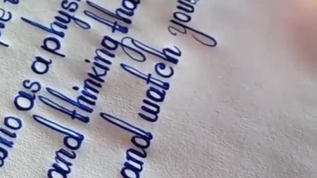 Real Hand Writing Fill Computer