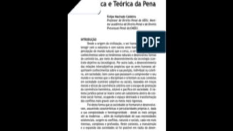 A Evolução Histórica,Filosófica e Teórica da Pena