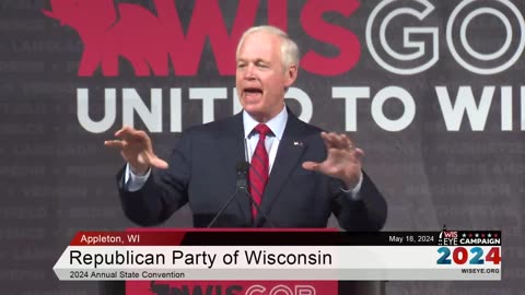 Sen. Johnson at Wisconsin GOP Convention 5.18.24