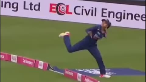 Unbelievable catch in cricket history.