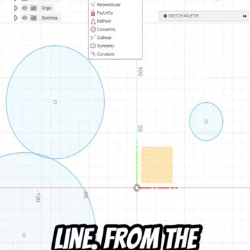 Fusion360: Symmetry Constraint