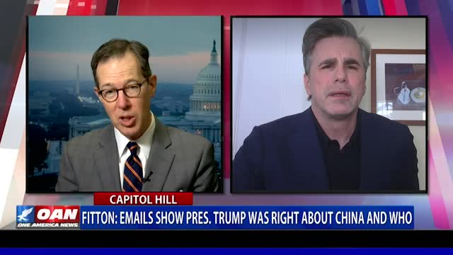 Tom Fitton: Emails show President Trump was right about China, WHO