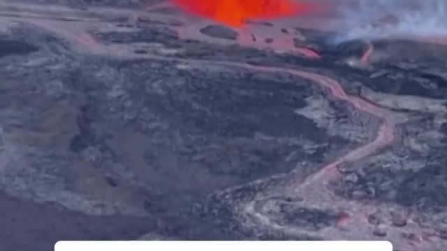 Mauna Loa, the world's largest active volcano, erupts in Hawaii