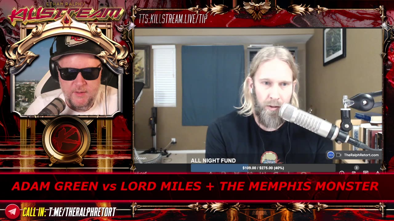 KILLSTREAM: ADAM GREEN vs LORD MILES + THE MEMPHIS MONSTER