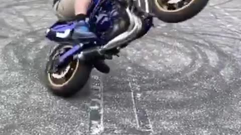 Motorcycle skill see to believe