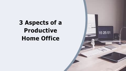 3 Things Things That Make a Home Office Great