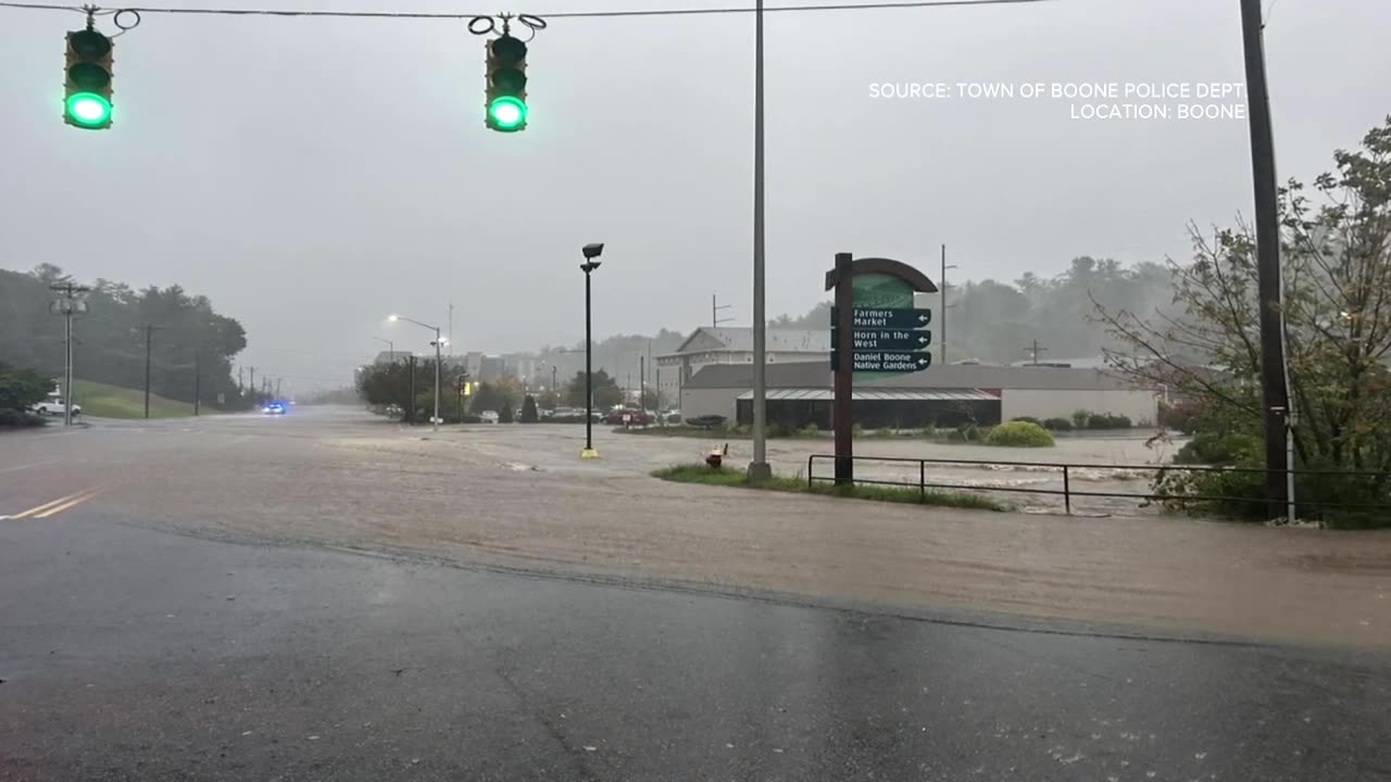 Helene causes crazy flooding across western North Carolina