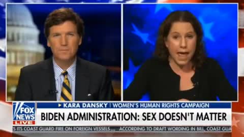 Tucker Carlson says Biden's executive order endangers and humiliates women on behalf of men