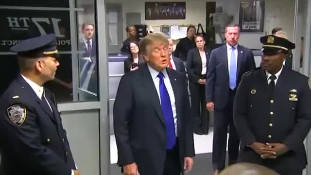 Trump Surprise Visit to NYC on 9/11