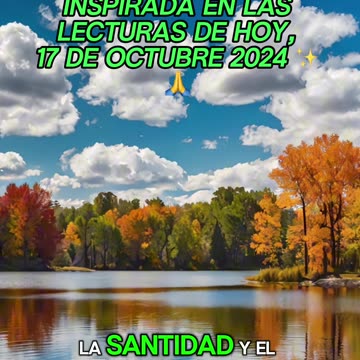 🙏✨Oración Inspirada en las Lecturas de Hoy ✨🙏