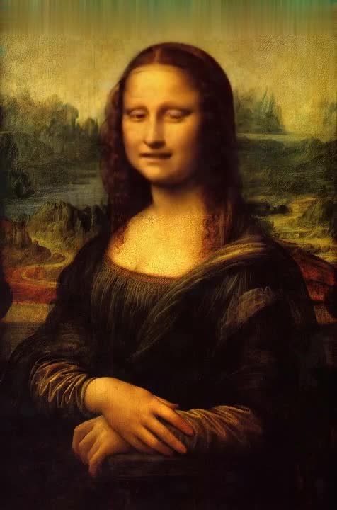 Mona Lisa saying she is sexy..!!