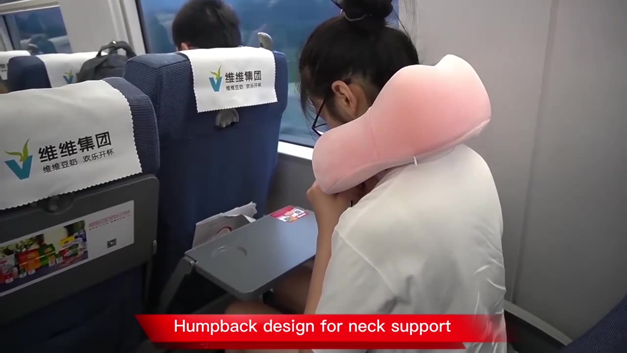 U Shaped Memory Foam Neck Pillows Soft Travel Pillow Massage Neck Pillow