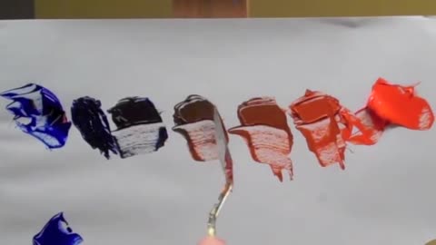 Color wheel complementary colors Blue and orange complementary color mixing