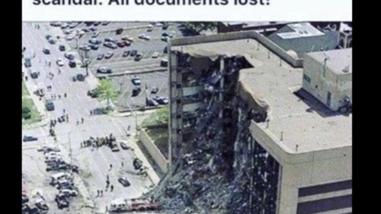 THIS BUILDING IN OKLAHOMA CITY WAS BLOWN UP 4 DAYS BEFORE HILLARY WAS TO BE INDICTED IN THE WHITEWATER SCANDAL