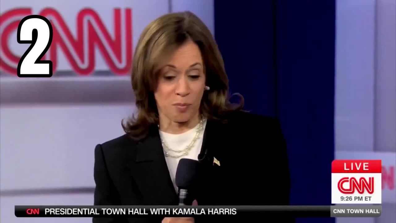 Highlights from Kamala Harris's town hall event hosted by CNN.