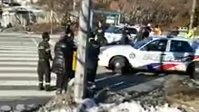 Toronto Police Arrest Crazy Woman Smashing Police Cars!!!!!! ( ORIGINAL Part 2)