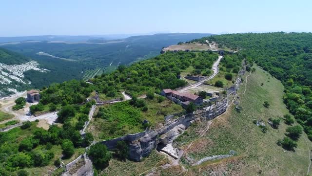 Crimea by dron 4K chufut cale