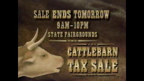 February 8, 1991 - Ad for Cattlebarn Sale at Indiana State Fairgrounds