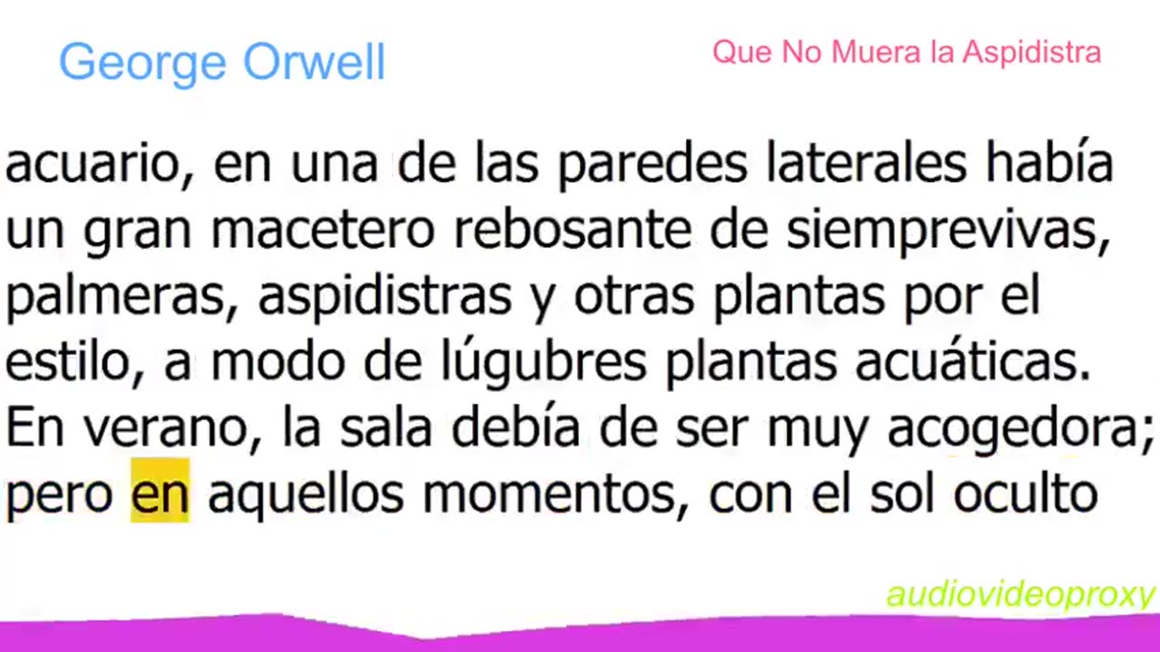 George Orwell - Que No Muera la Aspidistra 2/3