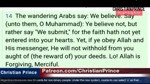 Is There any Proof that Mohammad is a Prophet of God Christian Prince