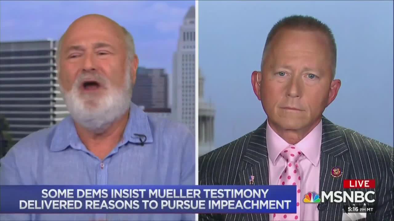 Rob Reiner and blue-dog Democrat clash on MSNBC part 2