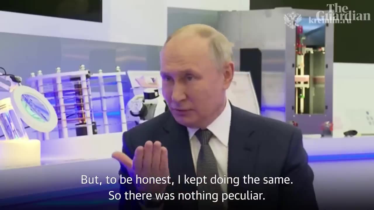 Vladimir Putin says he likes Joe Biden over Donald Trump because he is "more predictable."